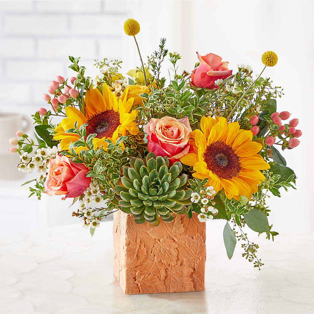 Sunflower Season Bouquet –  Abell Flower Shop, Abernathy TX