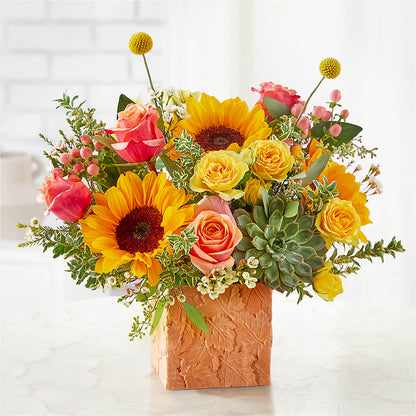 Sunflower Season Bouquet –  Abell Flower Shop, Abernathy TX