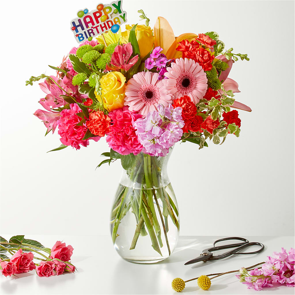 Cue the Confetti - A Florist Original –  Abell Flower Shop, Abernathy TX