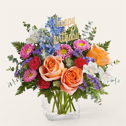 Birthday Bash Bouquet –  Abell Flower Shop, Abernathy TX