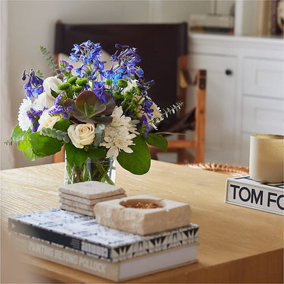 Cerulean Waves Bouquet –  Abell Flower Shop, Abernathy TX