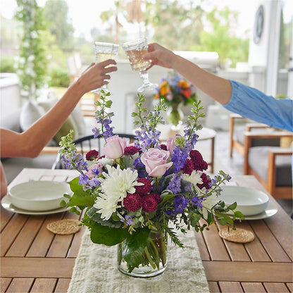 Violet Frost Bouquet –  Abell Flower Shop, Abernathy TX