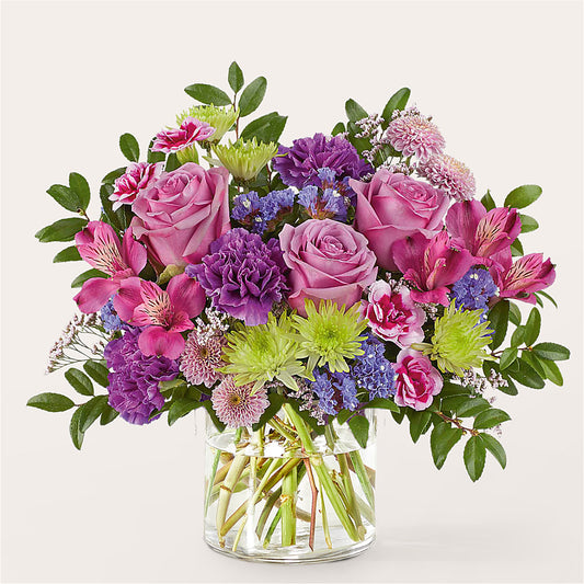 Glass Half Full Bouquet –  Abell Flower Shop, Abernathy TX