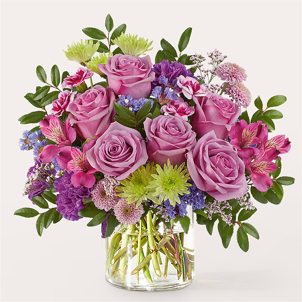 Glass Half Full Bouquet –  Abell Flower Shop, Abernathy TX
