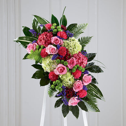 Refreshing Mix Standing Spray –  Abell Flower Shop, Abernathy TX