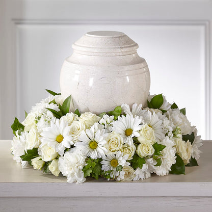 Ivory Gardens Cremation Adornment –  Abell Flower Shop, Abernathy TX