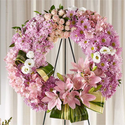 Gift of Warmth Wreath –  Abell Flower Shop, Abernathy TX