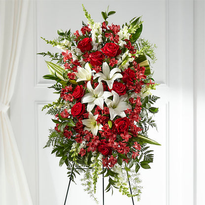 Everlasting Memory Standing Spray –  Abell Flower Shop, Abernathy TX