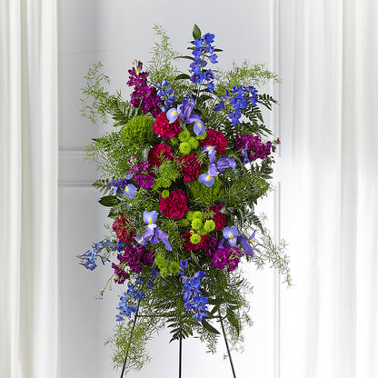 Heavenly Skies Standing Spray –  Abell Flower Shop, Abernathy TX