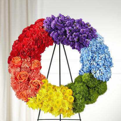 Circle of Love Wreath –  Abell Flower Shop, Abernathy TX