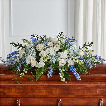 Timeless Essence Casket Spray –  Abell Flower Shop, Abernathy TX