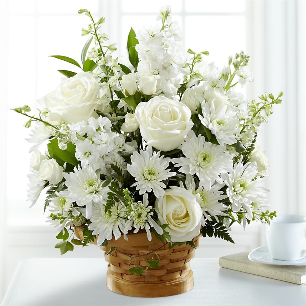 Heartfelt Condolences Arrangement –  Abell Flower Shop, Abernathy TX
