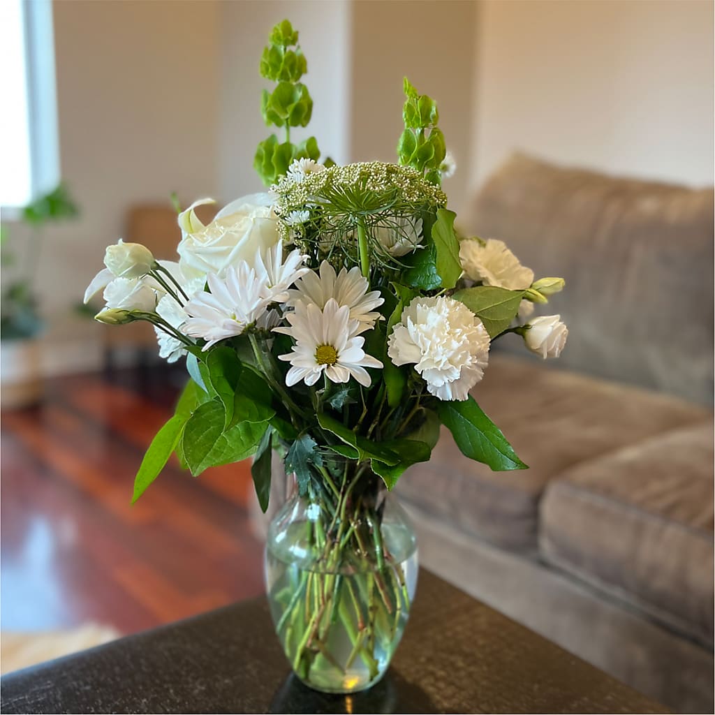 Classic Ivory – A Florist Original –  Abell Flower Shop, Abernathy TX