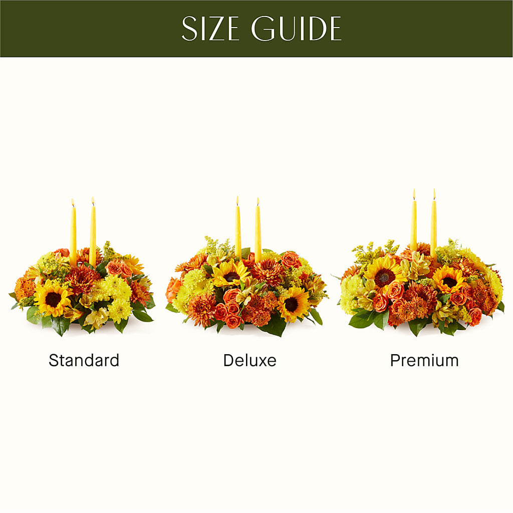 Autumn Harmony Centerpiece –  Abell Flower Shop, Abernathy TX