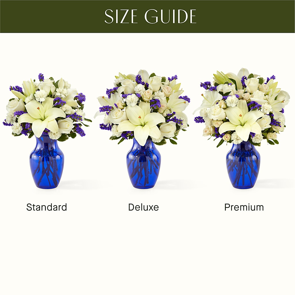 Sapphire Rush Bouquet –  Abell Flower Shop, Abernathy TX