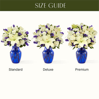 Sapphire Rush Bouquet –  Abell Flower Shop, Abernathy TX