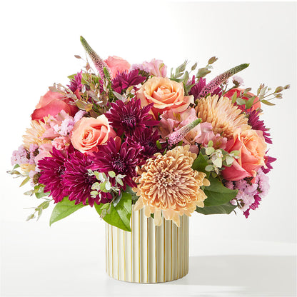 Berry Cobbler Bouquet with Ivory Vase –  Abell Flower Shop, Abernathy TX