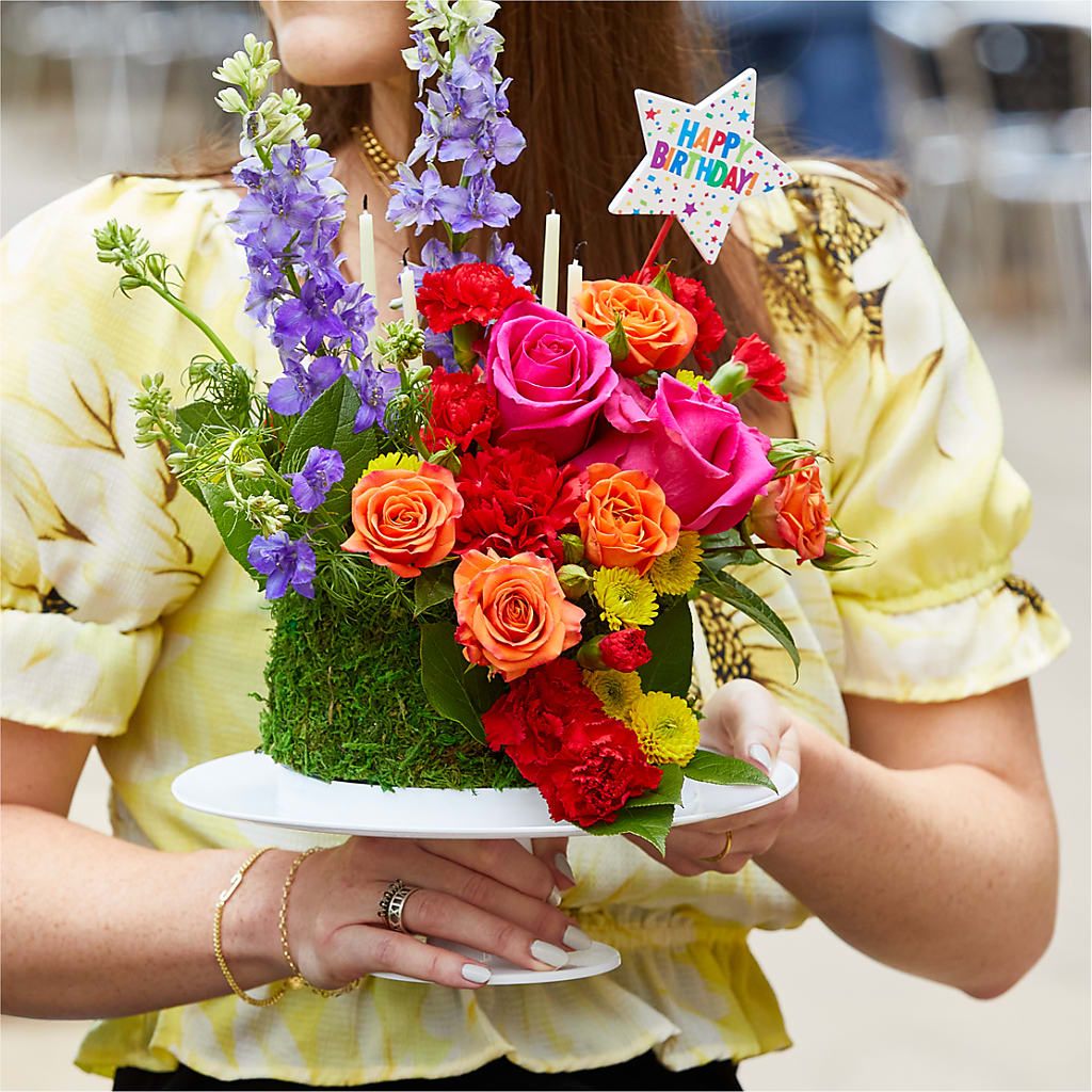 Best Year Yet Floral Cake –  Abell Flower Shop, Abernathy TX