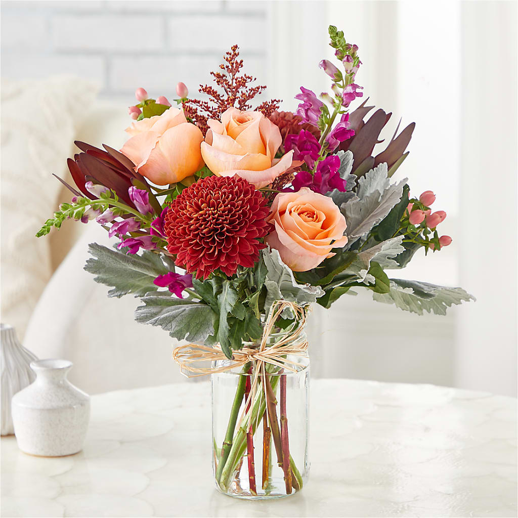 Moody Hues Bouquet –  Abell Flower Shop, Abernathy TX