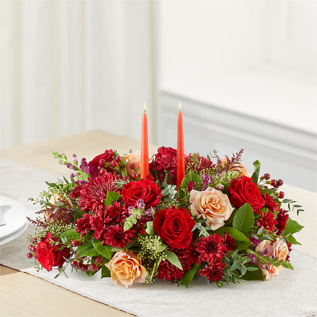 Most Thankful Centerpiece –  Abell Flower Shop, Abernathy TX