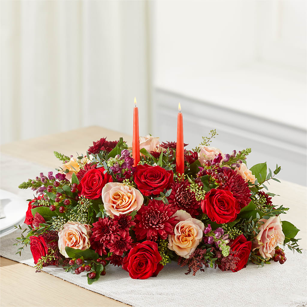 Most Thankful Centerpiece –  Abell Flower Shop, Abernathy TX