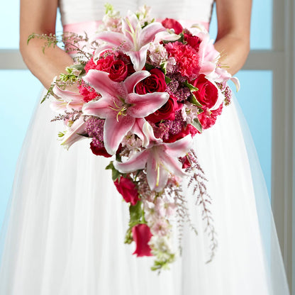 Lily & Rose Bouquet –  Abell Flower Shop, Abernathy TX