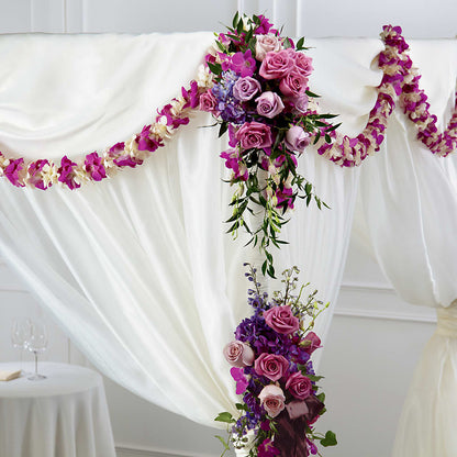 Color & Light Chuppah Decor –  Abell Flower Shop, Abernathy TX