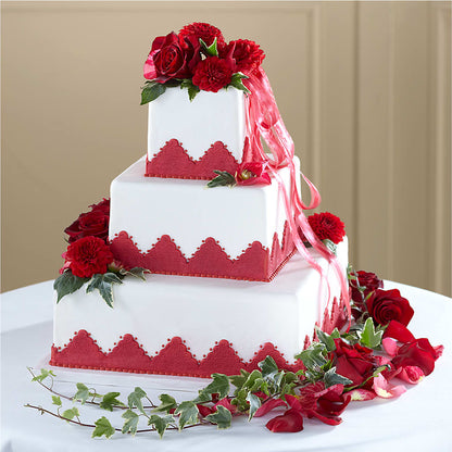 Forever Happiness Cake Decor –  Abell Flower Shop, Abernathy TX