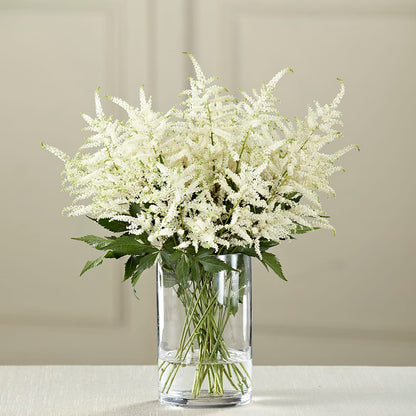 White Astilbe Bouquet –  Abell Flower Shop, Abernathy TX